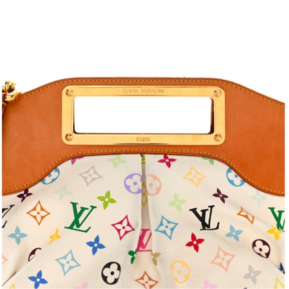 SOLD- Louis Vuitton Multicolor Monogram Judy Murakami Shoulder Handbag with COA - Picture 4 of 8